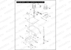 STROBE LAMPS - REAR, LICENSE PLATE HOLDER