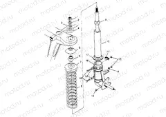 STRUT ASSEMBLY Sport 400L W948540 (4927232723B001) | STRUT ASSEMBLY Sport 400L W948540 (4927232723B001)