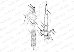 STRUT ASSEMBLY TRAIL BOSS (4919771977008A) | STRUT ASSEMBLY TRAIL BOSS (4919771977008A)