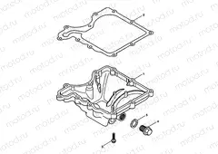 Sump & Fittings - Bonneville