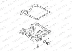 Sump & Fittings Bonneville T100