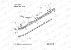 SUSPENSION | SUSPENSION, 163 RAIL BEAM MOUNTING - S21EGT8R ALL OPTIONS (601007C)