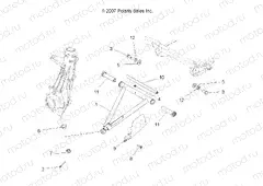 SUSPENSION | SUSPENSION, A-ARM and STRUT MOUNTING - A09BG50AA (49ATVAARM08SCRAM)