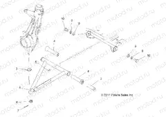 SUSPENSION | SUSPENSION, A-ARM and STRUT MOUNTING - A13MB46FZ (49ATVAARM11HAWK)