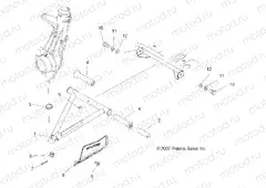 SUSPENSION | SUSPENSION, A-ARM and STRUT MOUNTING - A15S6A76FA (49ATVAARM08SP500)