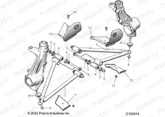 SUSPENSION | SUSPENSION, A-ARM and STRUT MOUNTING - A23SES57C9/F9 (C102414)
