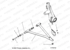 SUSPENSION | SUSPENSION, A-ARM and STRUT MOUNTING - D22M2A57B4/G57B4 (C730103)