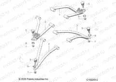 SUSPENSION | SUSPENSION, A-ARMS - A23SHE57AL/AS (C102293-2)