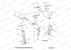 SUSPENSION | SUSPENSION, CONTROL ARMS and SPINDLE - S20EDB6PSL (C601273)
