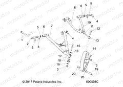 SUSPENSION | SUSPENSION, CONTROL ARMS and SPINDLE - S20FJB8/FJE8/FJP8 ALL OPTIONS (600598C)