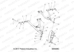 SUSPENSION | SUSPENSION, CONTROL ARMS and SPINDLE - S23FJE9FS/9FE ALL OPTIONS (600598C)