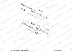 SUSPENSION | SUSPENSION, FRONT A-ARM, MOUNTING - A20SGE95AK (C102340-5)