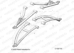 SUSPENSION | SUSPENSION, FRONT A-ARMS - A20SXM95AL/CAL (C102215-5)