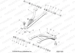 SUSPENSION | SUSPENSION, FRONT A-ARMS - A20SXN85A8 (C0211320)