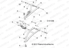 SUSPENSION | SUSPENSION, FRONT A-ARMS - A20SYE95KH (C101358)