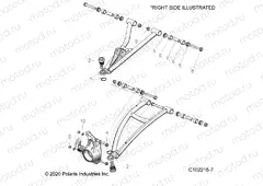 SUSPENSION | SUSPENSION, FRONT A-ARMS, MOUNTING - A20SXM95AL/CAL (C102215-7)