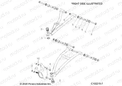 SUSPENSION | SUSPENSION, FRONT A-ARMS, MOUNTING - A20SXN85A8/CA8 (C102215-7)