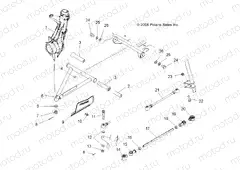 SUSPENSION | SUSPENSION, FRONT - A07MH76FA (49ATVAARM800EFI)