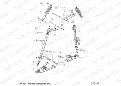 SUSPENSION | SUSPENSION, FRONT - A23HZB15A1/A4/B1/B4 (C101421)