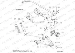 SUSPENSION | SUSPENSION, FRONT ASM. - T20AAPHD/RHB ALL OPTIONS (500160C)