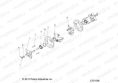 SUSPENSION | SUSPENSION, FRONT CARRIER AND HUB - Z21R4F92AH/BH (C701056)