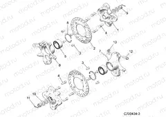 SUSPENSION | SUSPENSION, FRONT CARRIER - D20BEP99A4/B4/GP99A4 (C700434-3)