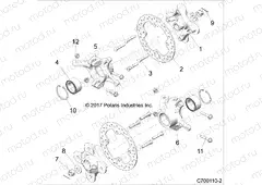 SUSPENSION | SUSPENSION, FRONT CARRIER- Z20S1E99AG/AK/BG/BK (C700110-2)