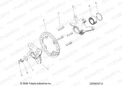 SUSPENSION | SUSPENSION, FRONT CARRIER- Z21N4E99NG (C0704127-2)