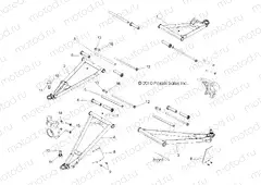 SUSPENSION | SUSPENSION, FRONT CONTROL ARMS - R13VE76AD/AI/AW/7EAS/EAT (49RGRSUSPFRT11RZRS)