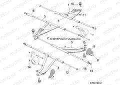 SUSPENSION | SUSPENSION, FRONT CONTROL ARMS - Z20CHA57A2/E57AM (C700186-2)