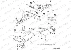 SUSPENSION | SUSPENSION, FRONT CONTROL ARMS - Z20PAE92AC/BC/F92AC/LC (C700163-2)