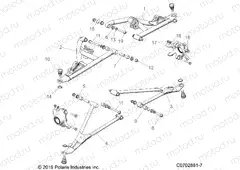 SUSPENSION | SUSPENSION, FRONT CONTROL ARMS - Z21R4F92AH/BH (C0702881-7)