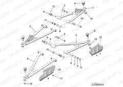 SUSPENSION | SUSPENSION, FRONT - D20BBPD4B4/APD4B4 (C700434-2)