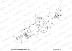 SUSPENSION | SUSPENSION, FRONT HUB and BRAKE DISC - A23SDE57P4 (C0211267-2)