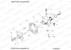 SUSPENSION | SUSPENSION, FRONT HUB, KNUCKLE and BRAKE DISC - A20SGE95AK (C102340-7)