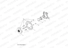 SUSPENSION | SUSPENSION, FRONT HUBS, DISKS and KNUCKLES - L15G2/4/6 ALL OPTIONS (49GEMSUSP14HUB)