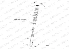 SUSPENSION | SUSPENSION, FRONT SHOCK - A15SHD57AC/E57AS/AM/L57AK (100012)