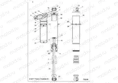 SUSPENSION | SUSPENSION, FRONT SHOCK INTERNALS - Z18VFL92BK (702246)