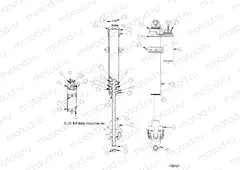 SUSPENSION | SUSPENSION, FRONT SHOCK INTERNALS - Z22N4M99AR (702425)