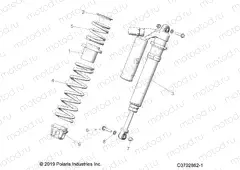 SUSPENSION | SUSPENSION, FRONT SHOCK MOUNTING, DELUXE - Z20R4D92AC/BC/AR/BR (C0702882-1)
