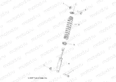 SUSPENSION | SUSPENSION, FRONT SHOCK MOUNTING - R13VH76AC/AD/AN/AS/EAI (49RGRSHOCKMTG08VISTA)