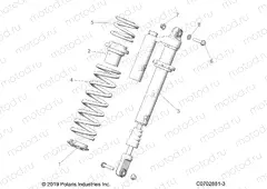 SUSPENSION | SUSPENSION, FRONT SHOCK MOUNTING, STANDARD/PREMIUM - Z20RAB92AC/BC/AK/BK/AR/BR/C92AC/BC/AR/BR/BE/AE/E92AH/BH/AT/BT (C0702881-3)