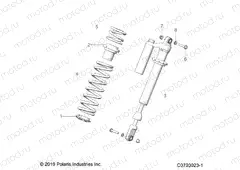 SUSPENSION | SUSPENSION, FRONT SHOCK MOUNTING, STANDARD/PREMIUM - Z21R4F92AH/BH (C0703023-1)