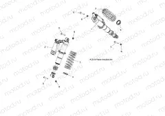 SUSPENSION | SUSPENSION, FRONT SHOCK MOUNTING - Z15VAX87AL (49RGRSHOCKFRT15Z90055)