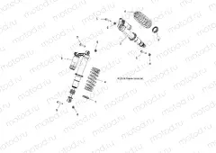 SUSPENSION | SUSPENSION, FRONT SHOCK MOUNTING - Z15VBE87FK/JK (49RGRSHOCKMTG15RZR900)