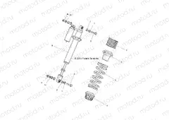 SUSPENSION | SUSPENSION, FRONT SHOCK MOUNTING - Z15VFE99AT/AV/AP (49RGRSHOCKMTG14RZR1000)