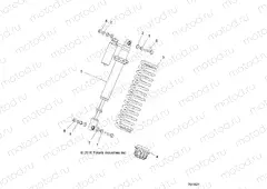 SUSPENSION | SUSPENSION, FRONT SHOCK MOUNTING - Z17VDE99FM/S99FM/CM (701521)