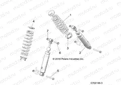 SUSPENSION | SUSPENSION, FRONT SHOCK MOUNTING - Z20CHA57A2/E57AM (C700186-3)