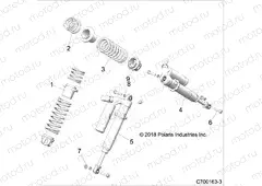 SUSPENSION | SUSPENSION, FRONT SHOCK MOUNTING - Z20PAE92AC/BC/F92AC/LC (C700163-3)