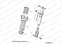 SUSPENSION | SUSPENSION, FRONT SHOCK MOUNTING - Z22RME2KAG/BG/K2KAN/BN (C0702881-3)